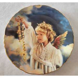 Vtg 1994 Reco Angel of Sunshine by Sandra Kuck Precious Angels Plate #2068AN